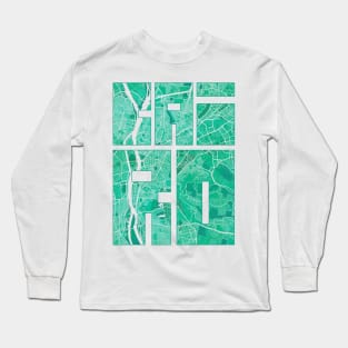 Cairo, Egypt City Map Typography - Watercolor Long Sleeve T-Shirt